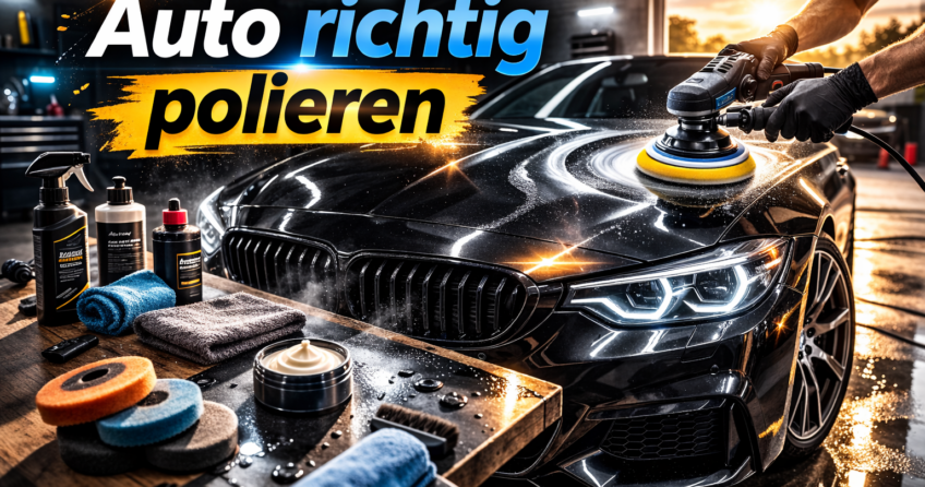 Auto richtig polieren