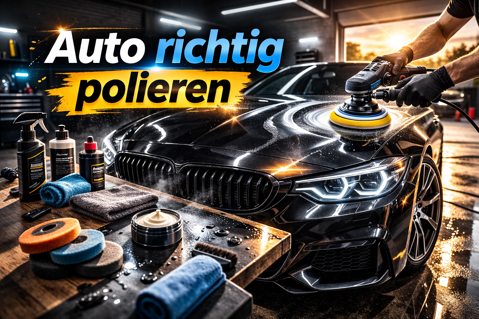 Auto richtig polieren